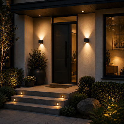VionLight Cube — Modern Waterproof Wall Lamp