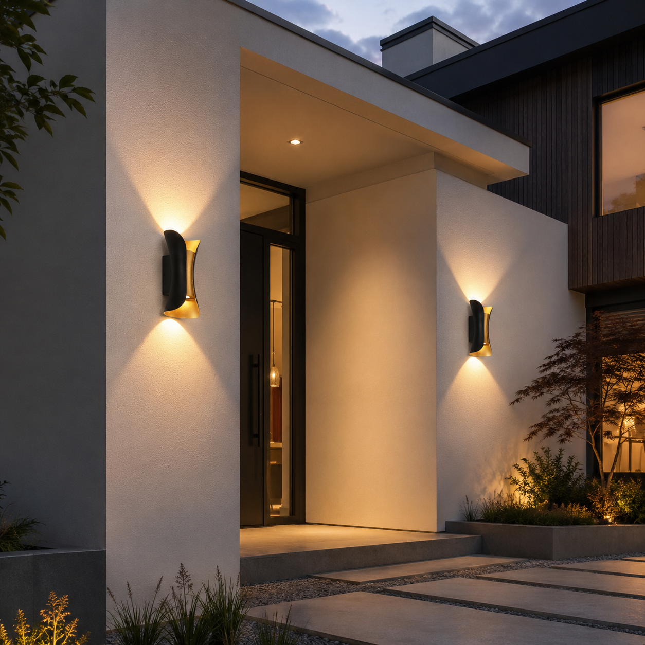 6W/10W LED Wall Light IP65 Outdoor Waterproof Garden Wall Lamp Indoor Corridor Bedroom Living Room Decoration Lighting