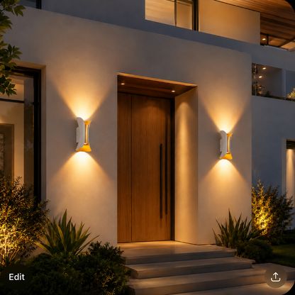 6W/10W LED Wall Light IP65 Outdoor Waterproof Garden Wall Lamp Indoor Corridor Bedroom Living Room Decoration Lighting