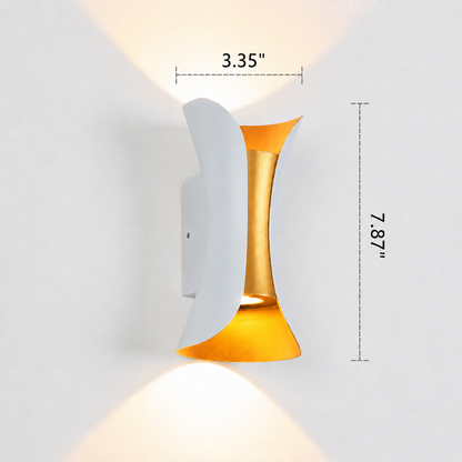6W/10W LED Wall Light IP65 Outdoor Waterproof Garden Wall Lamp Indoor Corridor Bedroom Living Room Decoration Lighting
