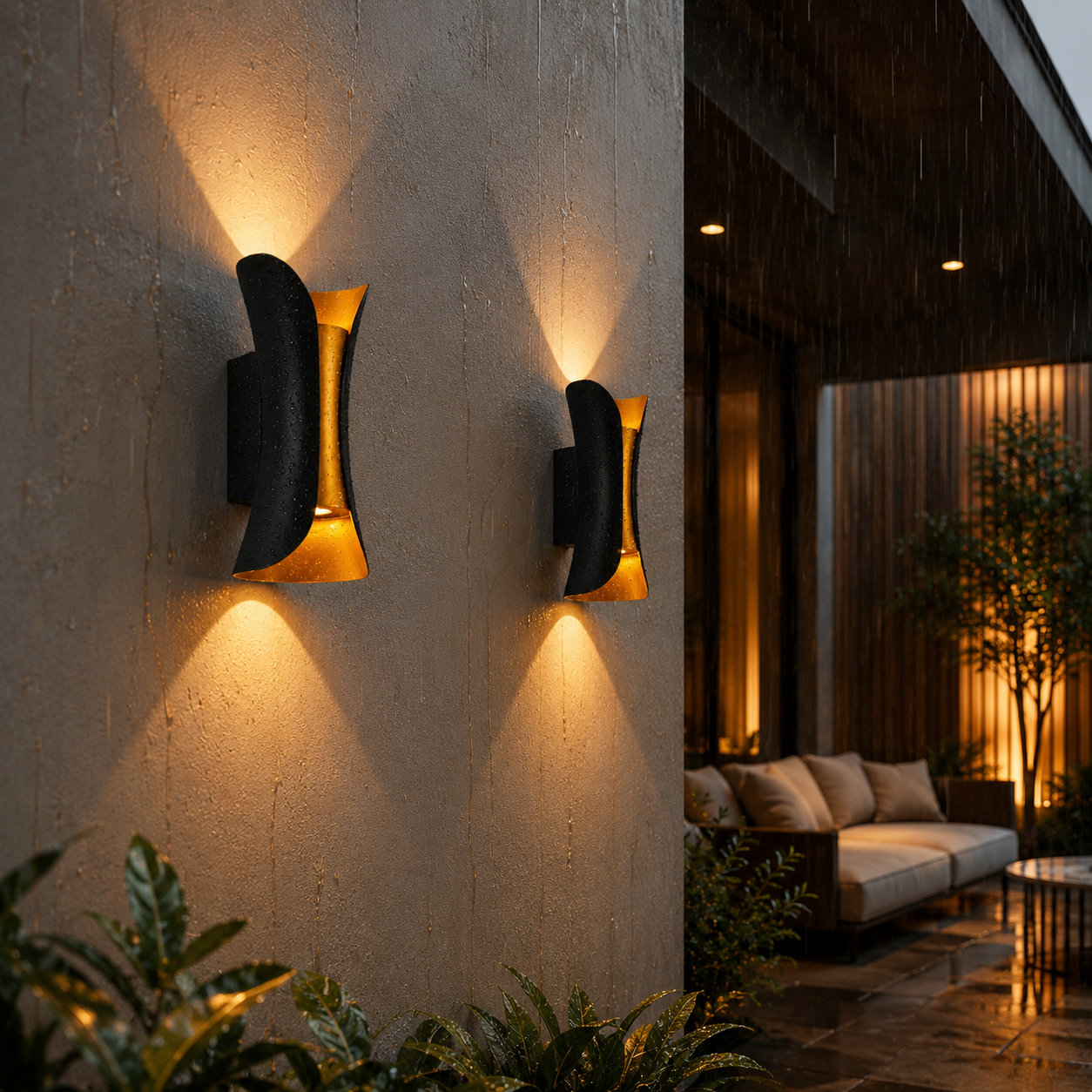 6W/10W LED Wall Light IP65 Outdoor Waterproof Garden Wall Lamp Indoor Corridor Bedroom Living Room Decoration Lighting