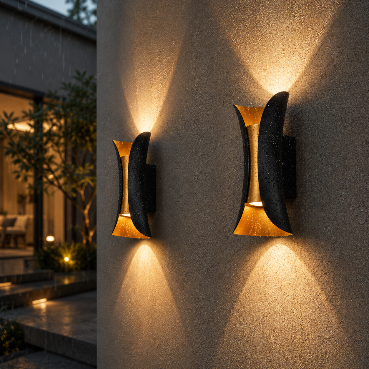 6W/10W LED Wall Light IP65 Outdoor Waterproof Garden Wall Lamp Indoor Corridor Bedroom Living Room Decoration Lighting
