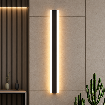Modern Waterproof outdoor Long Strip LED wall lamp IP65 Aluminum Wall Light Garden porch Sconce Light 110V 220V Sconce Luminaire