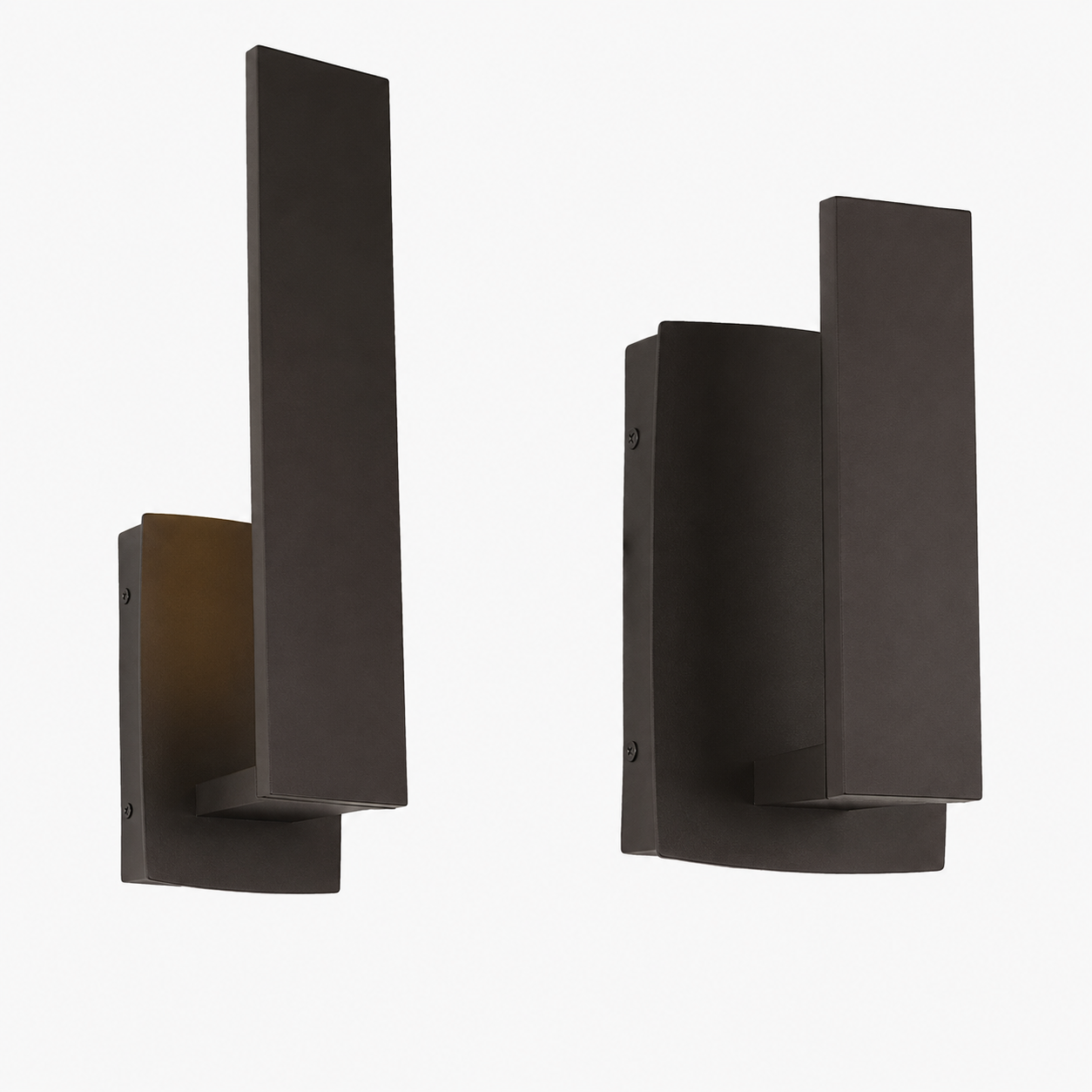 VionLight Meridian Modern LED Backlit Wall Sconce IP54 Waterproof Aluminum Outdoor Exterior Light Fixture