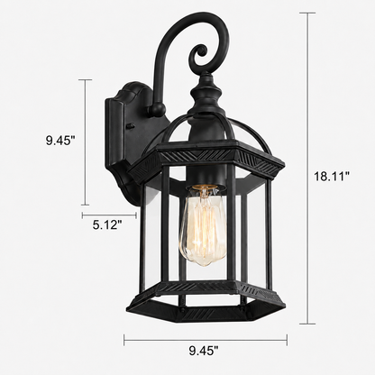 Outdoor Waterproof Wall Lamp Modern Villa Corridor Garden Lamp Exterior Wall Garden Walkway Simple Balcony Gate Terrace Lamp