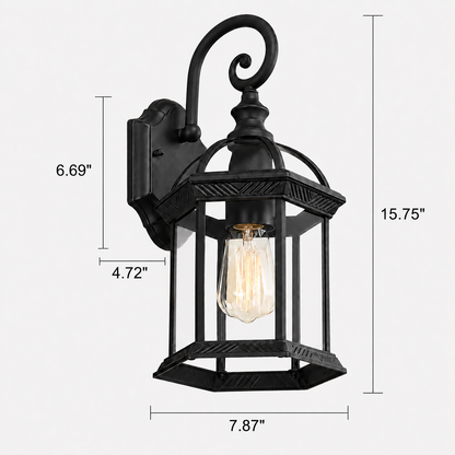 Outdoor Waterproof Wall Lamp Modern Villa Corridor Garden Lamp Exterior Wall Garden Walkway Simple Balcony Gate Terrace Lamp