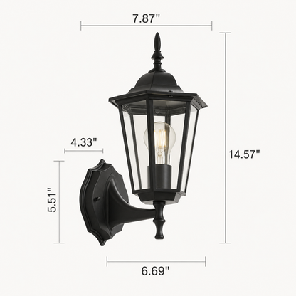 Outdoor Waterproof Wall Lamp Modern Villa Corridor Garden Lamp Exterior Wall Garden Walkway Simple Balcony Gate Terrace Lamp