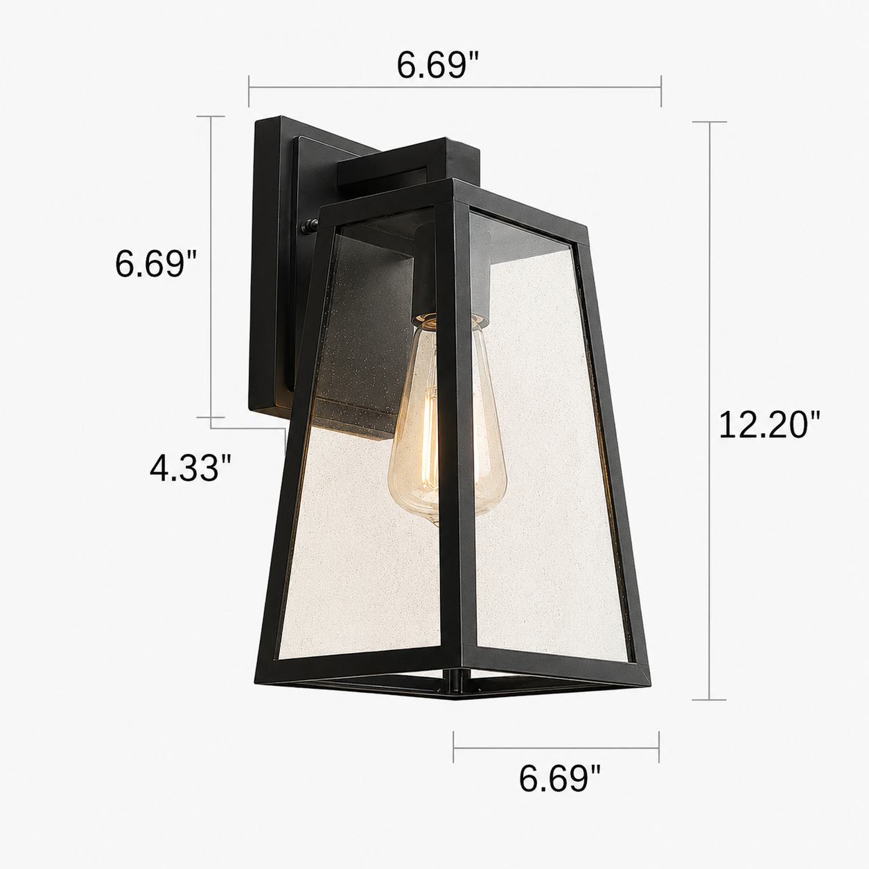 Outdoor Waterproof Wall Lamp Modern Villa Corridor Garden Lamp Exterior Wall Garden Walkway Simple Balcony Gate Terrace Lamp