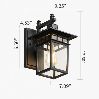 Outdoor Waterproof Wall Lamp Modern Villa Corridor Garden Lamp Exterior Wall Garden Walkway Simple Balcony Gate Terrace Lamp