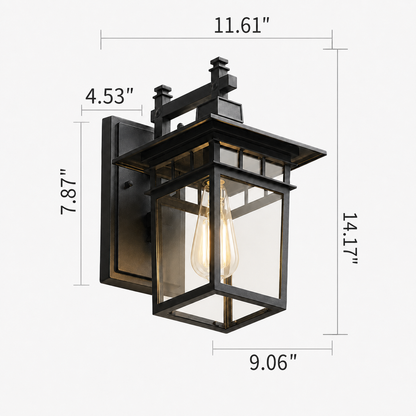 Outdoor Waterproof Wall Lamp Modern Villa Corridor Garden Lamp Exterior Wall Garden Walkway Simple Balcony Gate Terrace Lamp