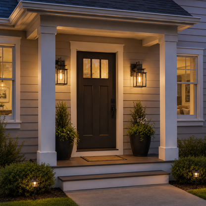 Outdoor Waterproof Wall Lamp Modern Villa Corridor Garden Lamp Exterior Wall Garden Walkway Simple Balcony Gate Terrace Lamp