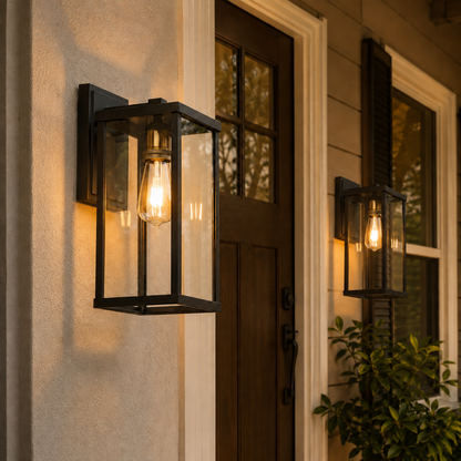 Outdoor Waterproof Wall Lamp Modern Villa Corridor Garden Lamp Exterior Wall Garden Walkway Simple Balcony Gate Terrace Lamp