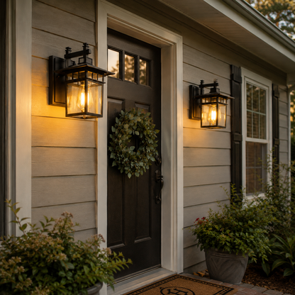 Outdoor Waterproof Wall Lamp Modern Villa Corridor Garden Lamp Exterior Wall Garden Walkway Simple Balcony Gate Terrace Lamp