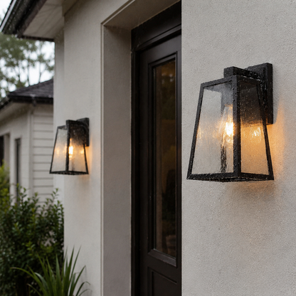 Outdoor Waterproof Wall Lamp Modern Villa Corridor Garden Lamp Exterior Wall Garden Walkway Simple Balcony Gate Terrace Lamp