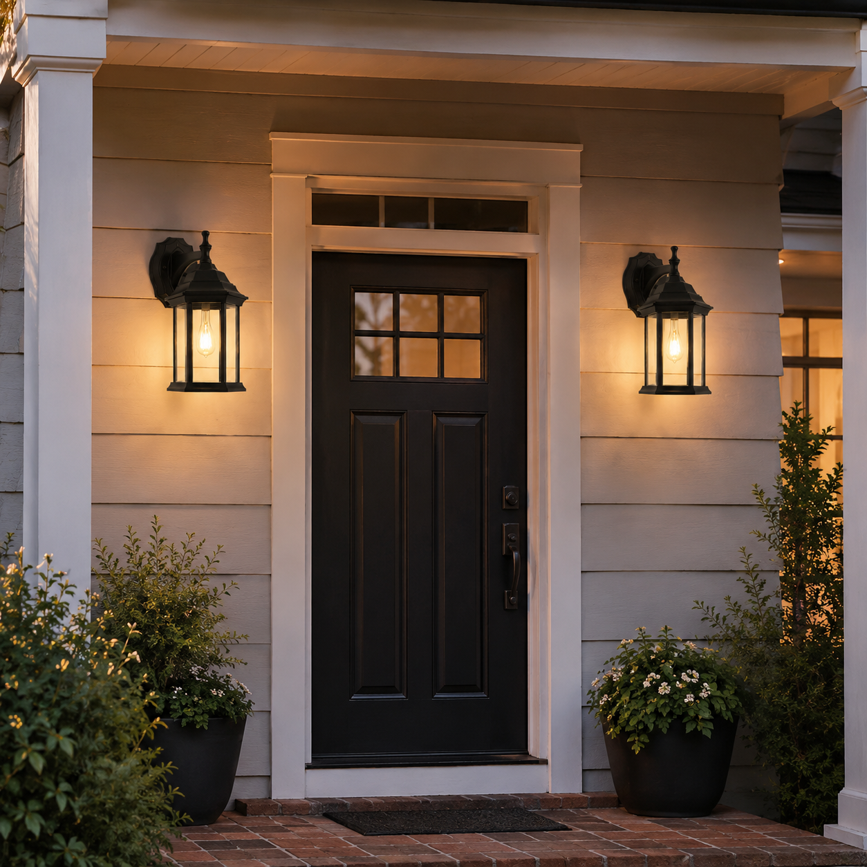 Outdoor Waterproof Wall Lamp Modern Villa Corridor Garden Lamp Exterior Wall Garden Walkway Simple Balcony Gate Terrace Lamp