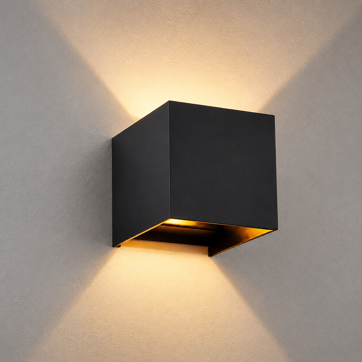 VionLight Cube — Modern Waterproof Wall Lamp