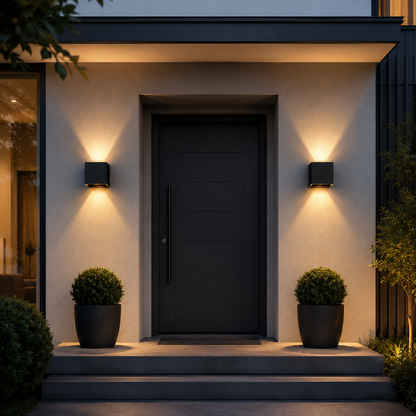 VionLight Cube — Modern Waterproof Wall Lamp