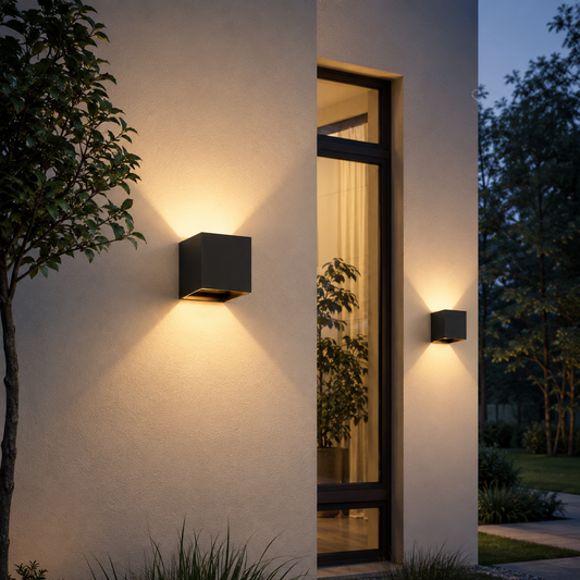 VionLight Cube — Modern Waterproof Wall Lamp