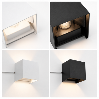 VionLight Cube — Modern Waterproof Wall Lamp