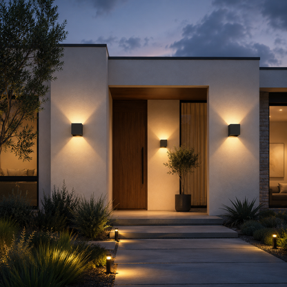 VionLight Cube — Modern Waterproof Wall Lamp