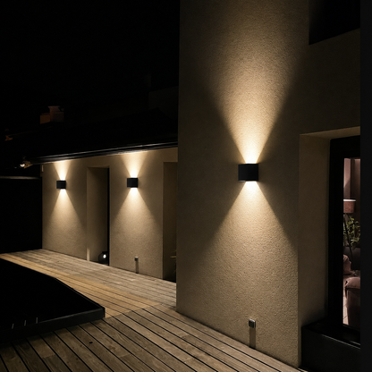 VionLight Cube — Modern Waterproof Wall Lamp