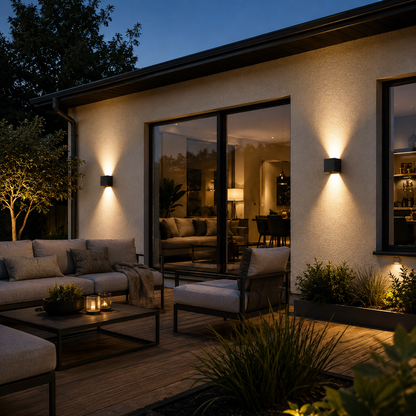 VionLight Cube — Modern Waterproof Wall Lamp