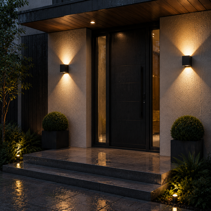 VionLight Cube — Modern Waterproof Wall Lamp