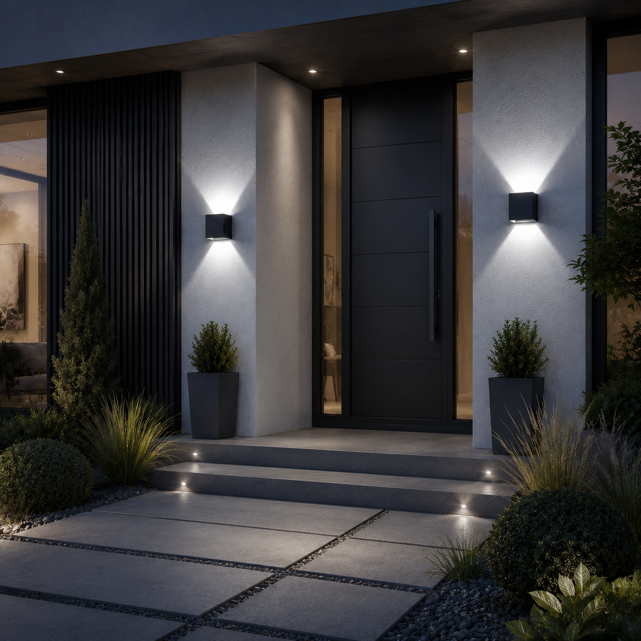 VionLight Cube — Modern Waterproof Wall Lamp