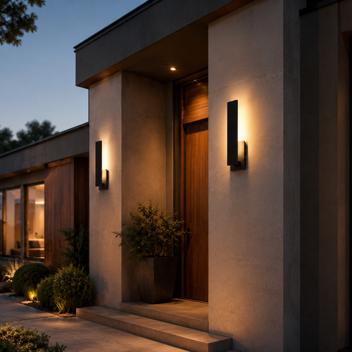 Outdoor Waterproof Wall Lamp Modern Simple Aluminum Wall Lamps Porch Balcony Wall Lights Courtyard Decoration Lighting Fixtures