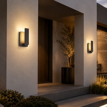 Outdoor Waterproof Wall Lamp Modern Simple Aluminum Wall Lamps Porch Balcony Wall Lights Courtyard Decoration Lighting Fixtures