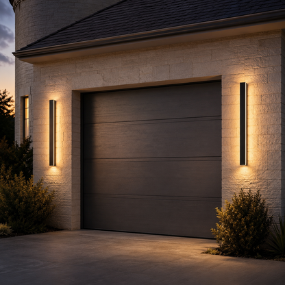 Waterproof outdoor wall lamp LED Long Linear lighting IP65 Aluminum for Garden Garage porch Sconces Fixtures 110V 220V Luminaire