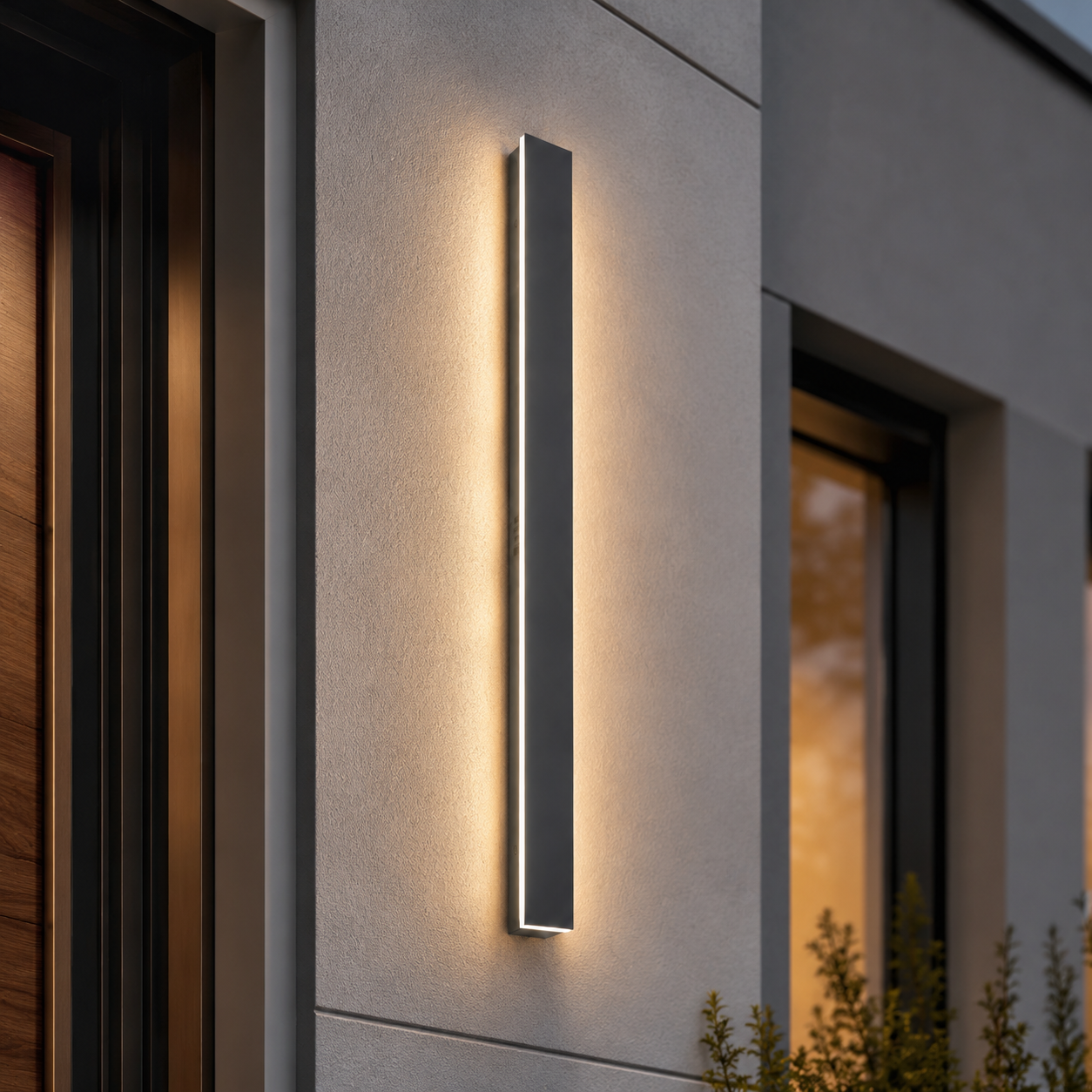 Waterproof outdoor wall lamp LED Long Linear lighting IP65 Aluminum for Garden Garage porch Sconces Fixtures 110V 220V Luminaire