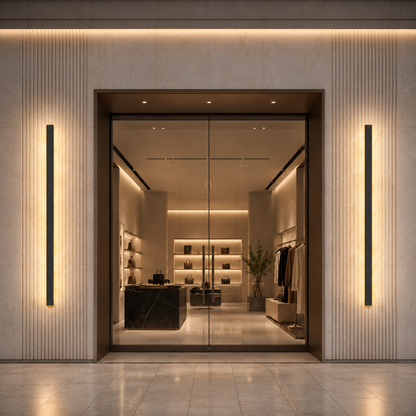 Waterproof outdoor wall lamp LED Long Linear lighting IP65 Aluminum for Garden Garage porch Sconces Fixtures 110V 220V Luminaire