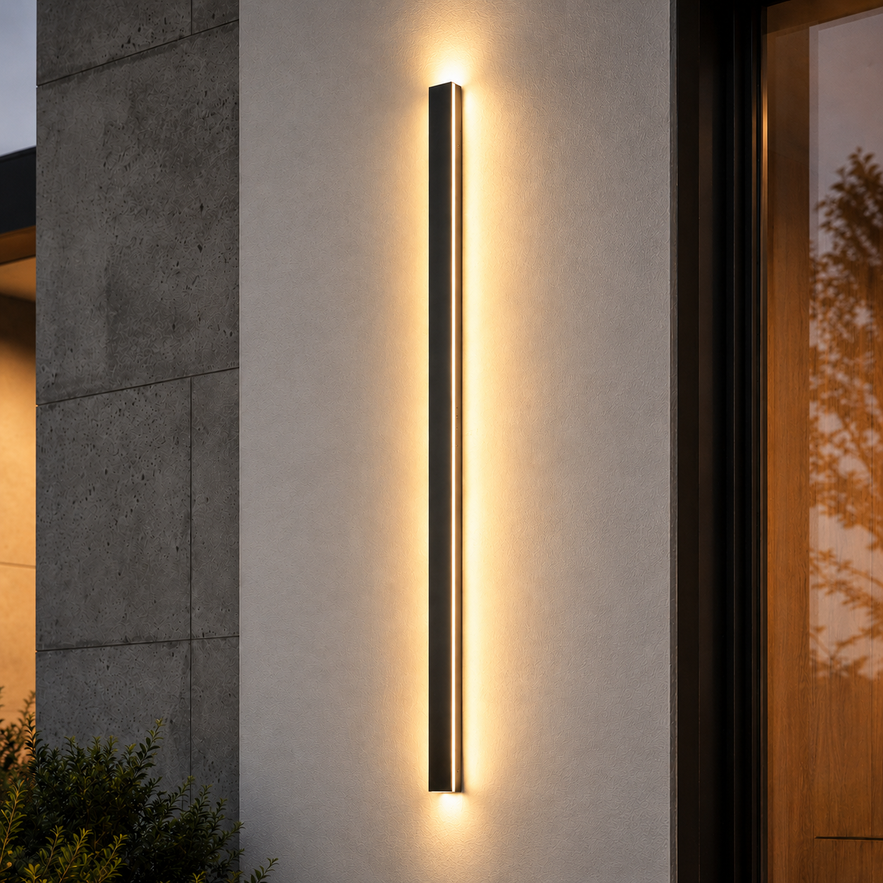 Waterproof outdoor wall lamp LED Long Linear lighting IP65 Aluminum for Garden Garage porch Sconces Fixtures 110V 220V Luminaire