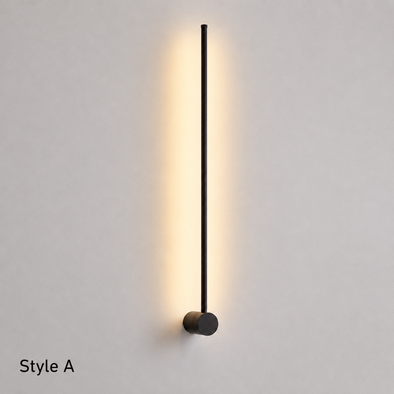 Outdoor Wall Sconces Long Strip IP65 Anti Rust 3000K 4500K 6000K Black Waterproof Linear Wall Mount Lighting for Porch Courtyard