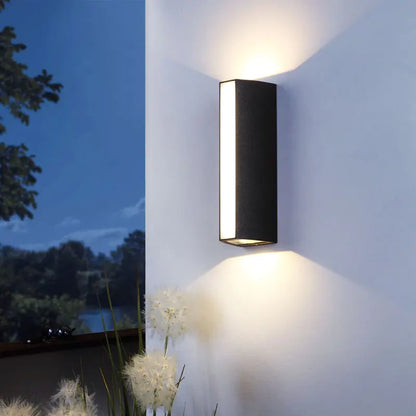 LED Outdoor Wall Light IP65 Waterproof Aluminum Sconces LED 4W Black Wall Lamp for Porch Garden Villa 110V 220V Sconce Luminaire