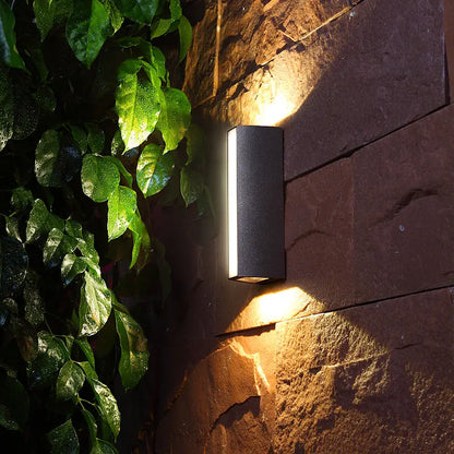 LED Outdoor Wall Light IP65 Waterproof Aluminum Sconces LED 4W Black Wall Lamp for Porch Garden Villa 110V 220V Sconce Luminaire