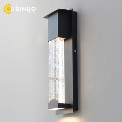 New LED Wall Lighting PIR Motion Sensor Crystal Outdoor IP65 Waterproof Street Lamp for Balcony Garden 96V 220V Sconce Luminaire