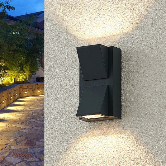 Modern LED Outdoor Aluminum IP65 Waterproof Mounted Wall Lightings 5W 10W Garden porch Sconce Light 110V 220V Sconce Luminaire
