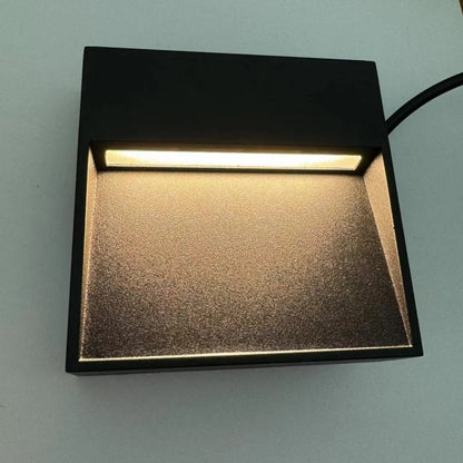 LED Outdoor Surface Mounted Wall Lamp IP65 Waterproof Step Light for Garage Basement Channel Passage Entrance Stairs 110V 220V