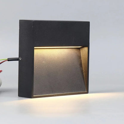 LED Outdoor Surface Mounted Wall Lamp IP65 Waterproof Step Light for Garage Basement Channel Passage Entrance Stairs 110V 220V