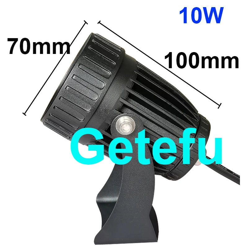 Outdoor LED Spotlight Waterproof IP65 Wall Lamp Narrow Beam Angle LED Floodlight 3W 10W Spot Lamp Long Distance Wall Washer Lamp