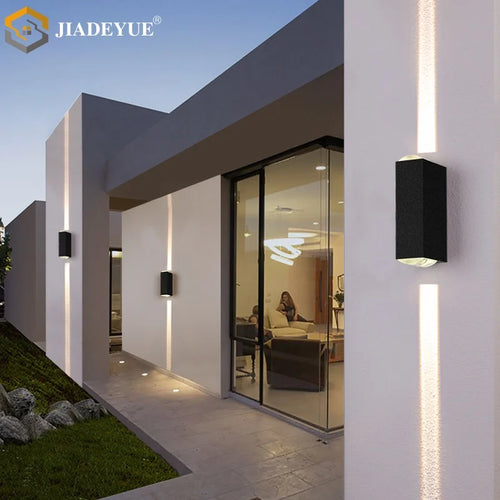 Outdoor waterproof double-headed LED wall washer light aisle corridor stairs a beam of light exterior wall door wall light