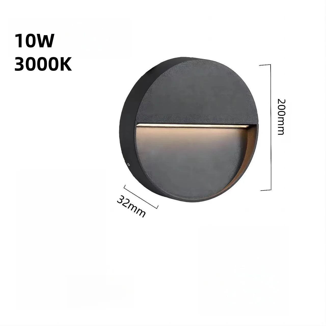 LED Outdoor Surface Mounted Wall Lamp IP65 Waterproof Step Light for Garage Basement Channel Passage Entrance Stairs 110V 220V