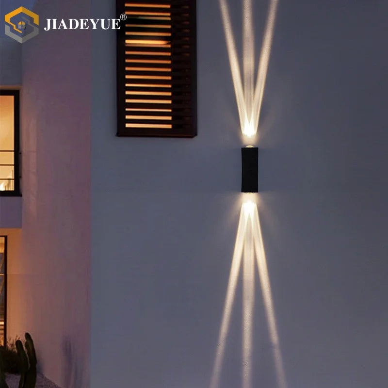 Outdoor waterproof double-headed LED wall washer light aisle corridor stairs a beam of light exterior wall door wall light